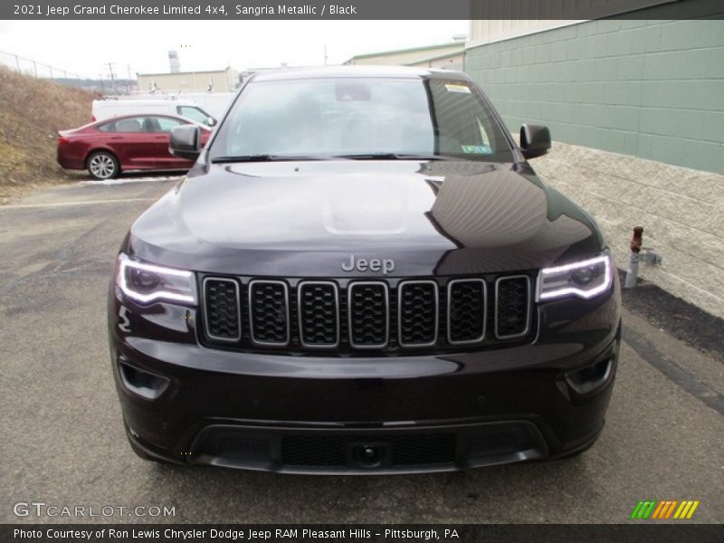 Sangria Metallic / Black 2021 Jeep Grand Cherokee Limited 4x4