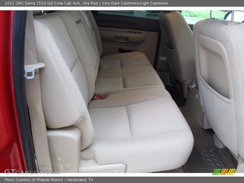 Fire Red / Very Dark Cashmere/Light Cashmere 2012 GMC Sierra 1500 SLE Crew Cab 4x4