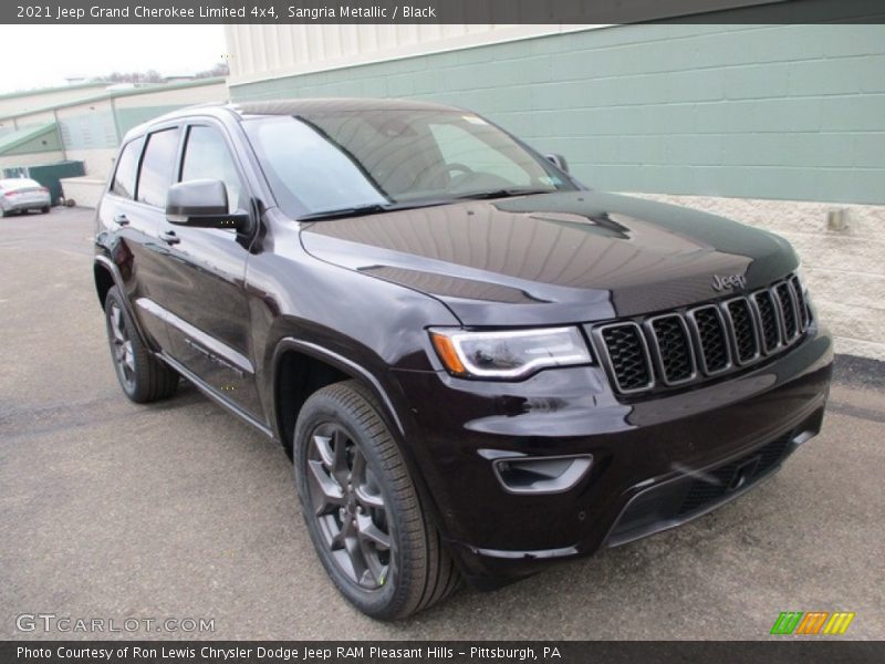 Sangria Metallic / Black 2021 Jeep Grand Cherokee Limited 4x4