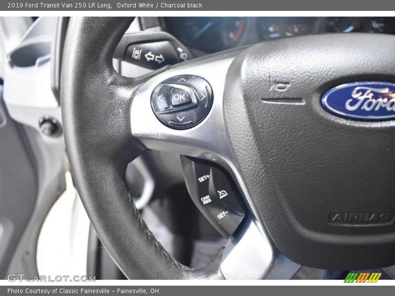 Oxford White / Charcoal black 2019 Ford Transit Van 250 LR Long