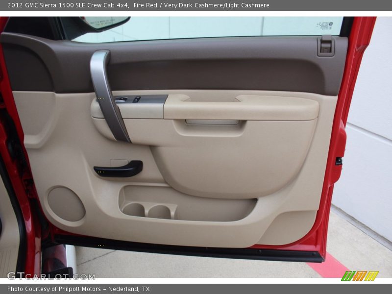 Fire Red / Very Dark Cashmere/Light Cashmere 2012 GMC Sierra 1500 SLE Crew Cab 4x4