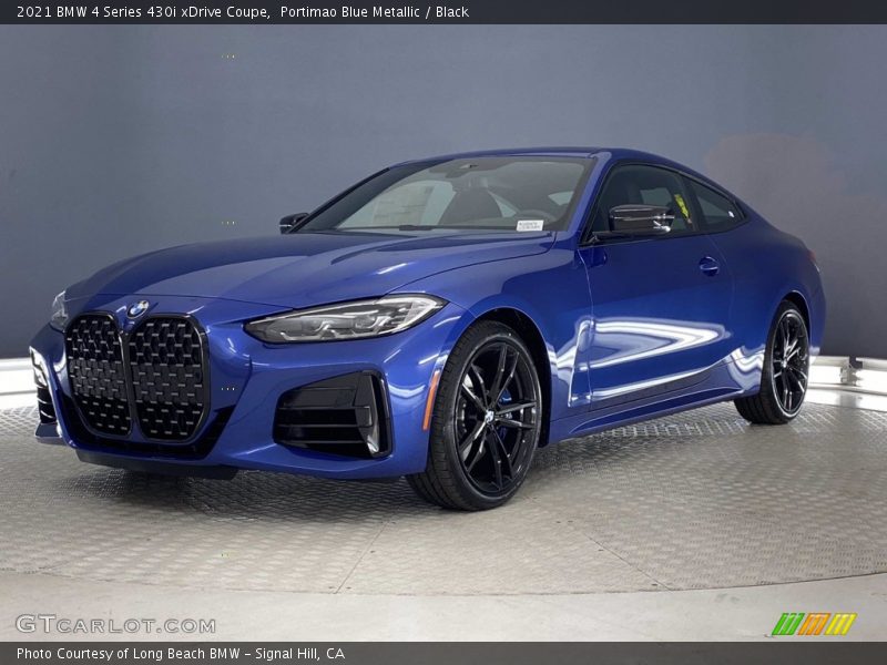 Portimao Blue Metallic / Black 2021 BMW 4 Series 430i xDrive Coupe