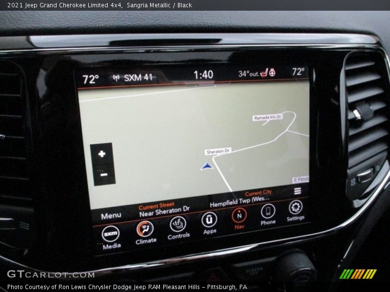 Sangria Metallic / Black 2021 Jeep Grand Cherokee Limited 4x4