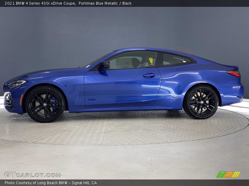 Portimao Blue Metallic / Black 2021 BMW 4 Series 430i xDrive Coupe