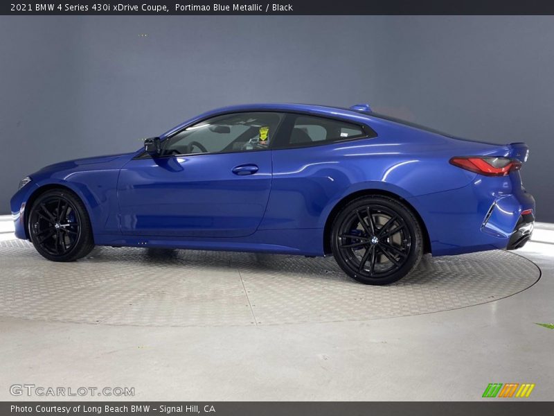Portimao Blue Metallic / Black 2021 BMW 4 Series 430i xDrive Coupe
