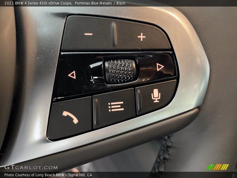 Portimao Blue Metallic / Black 2021 BMW 4 Series 430i xDrive Coupe