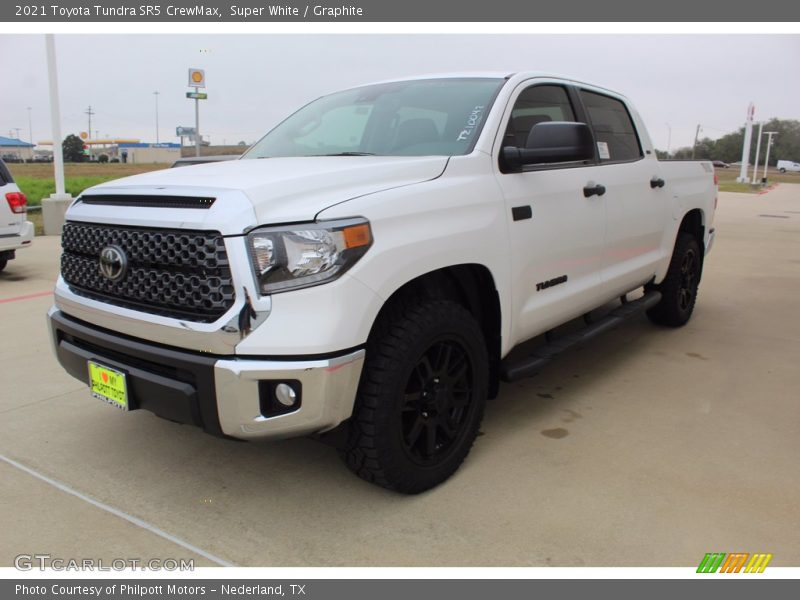 Super White / Graphite 2021 Toyota Tundra SR5 CrewMax