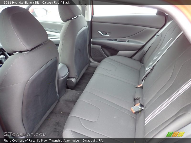 Calypso Red / Black 2021 Hyundai Elantra SEL