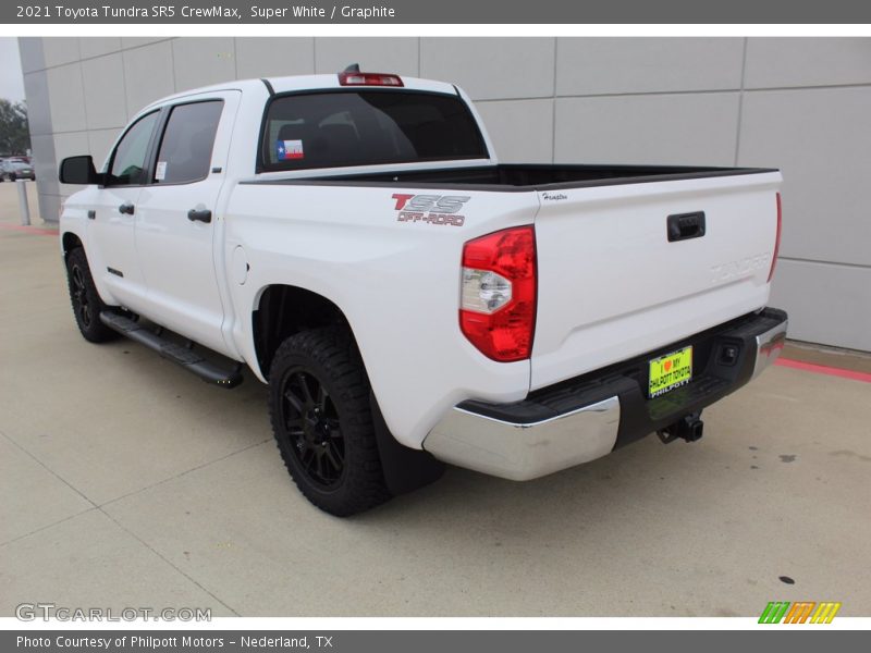 Super White / Graphite 2021 Toyota Tundra SR5 CrewMax