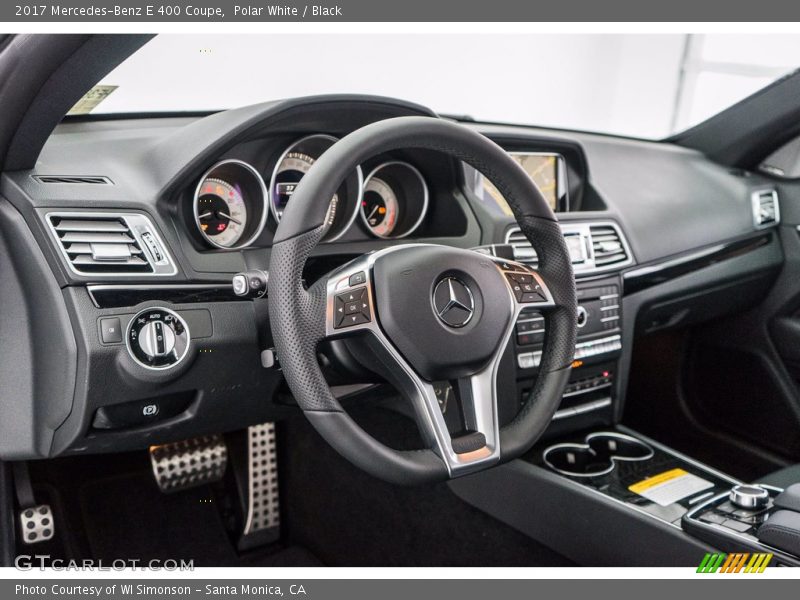 Polar White / Black 2017 Mercedes-Benz E 400 Coupe