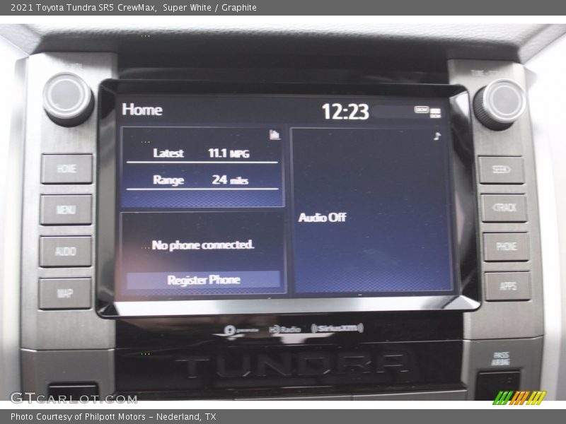 Super White / Graphite 2021 Toyota Tundra SR5 CrewMax