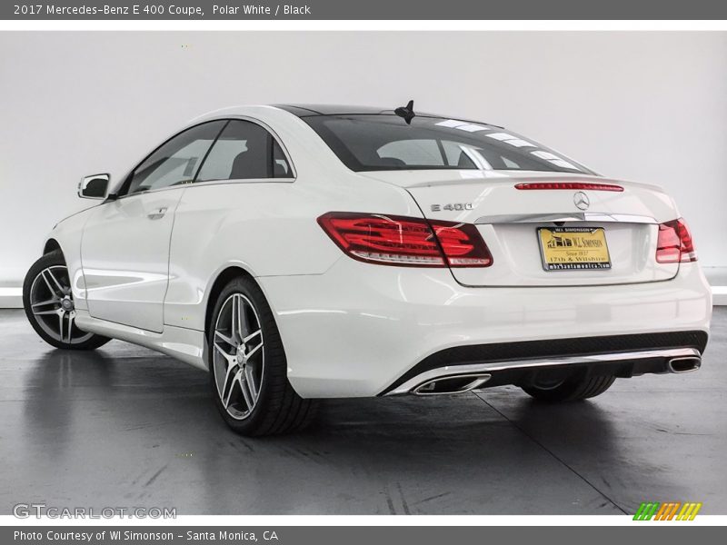 Polar White / Black 2017 Mercedes-Benz E 400 Coupe