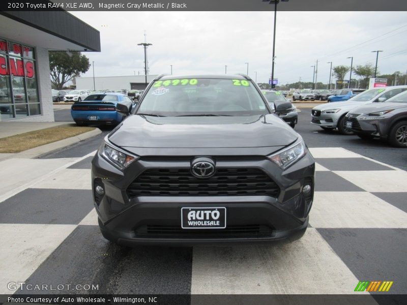 Magnetic Gray Metallic / Black 2020 Toyota RAV4 XLE AWD