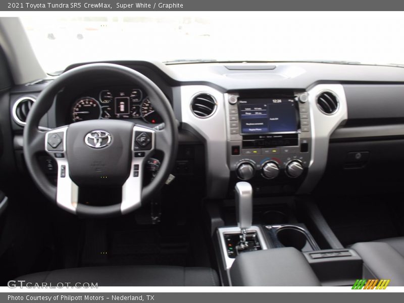Super White / Graphite 2021 Toyota Tundra SR5 CrewMax
