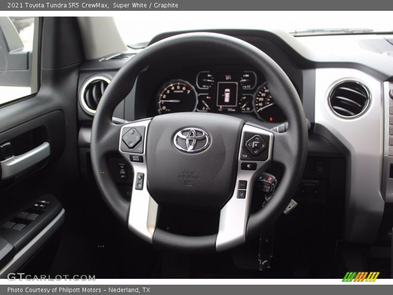 Super White / Graphite 2021 Toyota Tundra SR5 CrewMax