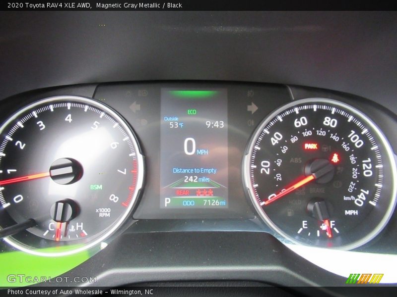 Magnetic Gray Metallic / Black 2020 Toyota RAV4 XLE AWD