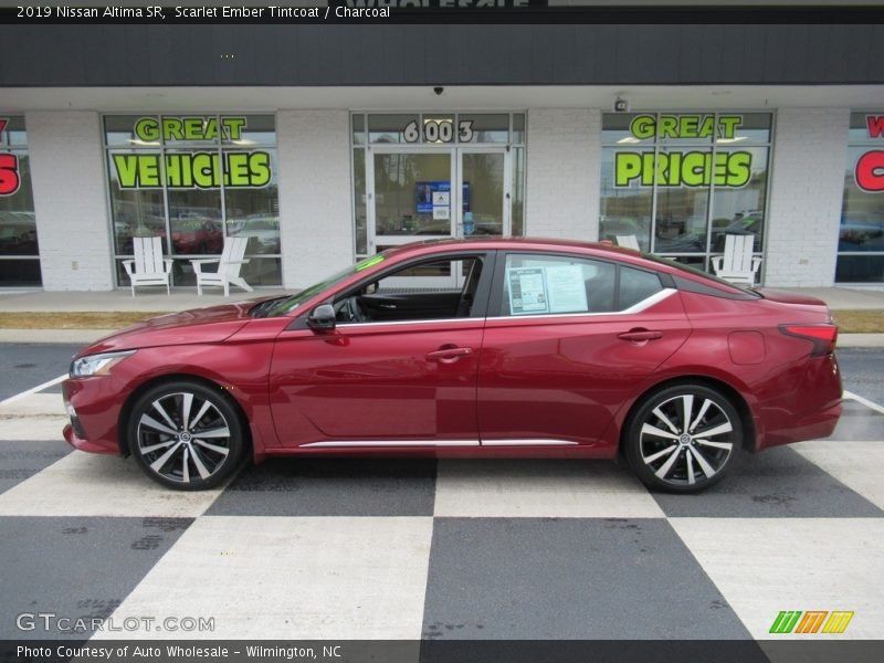Scarlet Ember Tintcoat / Charcoal 2019 Nissan Altima SR