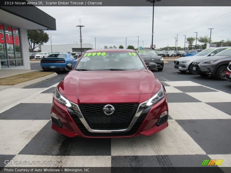 Scarlet Ember Tintcoat / Charcoal 2019 Nissan Altima SR