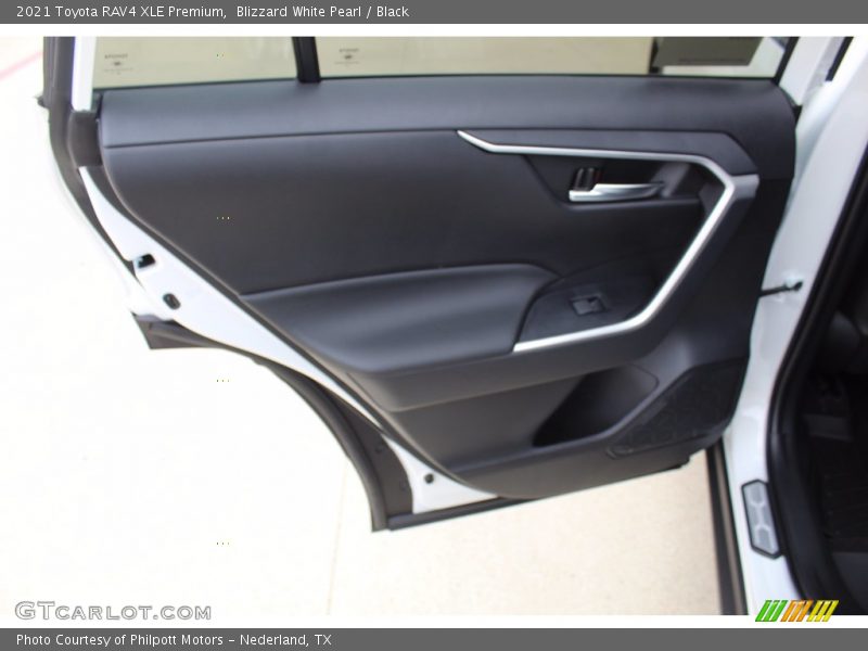 Blizzard White Pearl / Black 2021 Toyota RAV4 XLE Premium