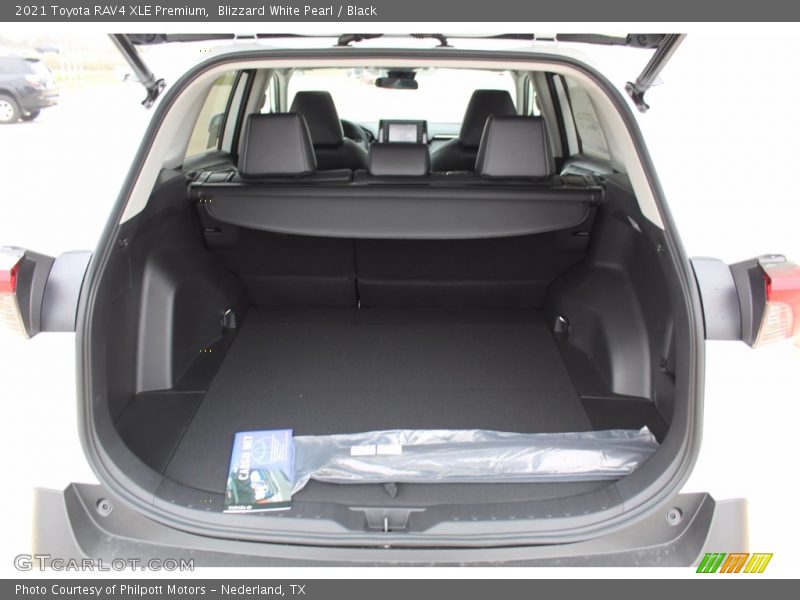 Blizzard White Pearl / Black 2021 Toyota RAV4 XLE Premium