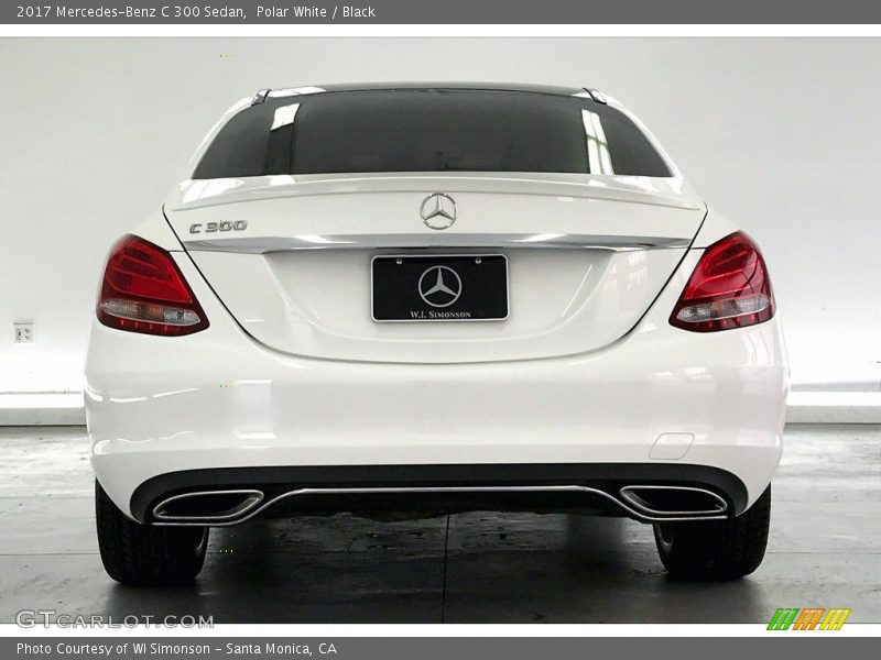 Polar White / Black 2017 Mercedes-Benz C 300 Sedan