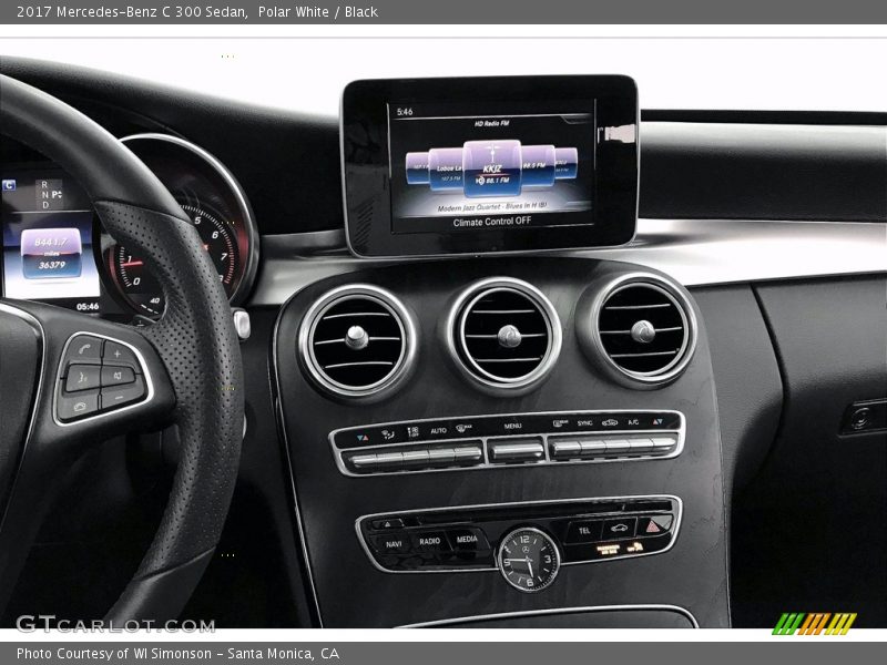 Polar White / Black 2017 Mercedes-Benz C 300 Sedan