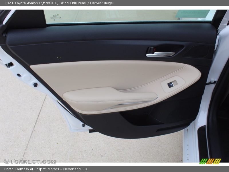 Wind Chill Pearl / Harvest Beige 2021 Toyota Avalon Hybrid XLE