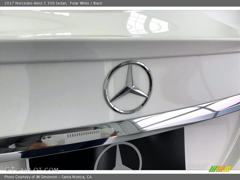 Polar White / Black 2017 Mercedes-Benz C 300 Sedan