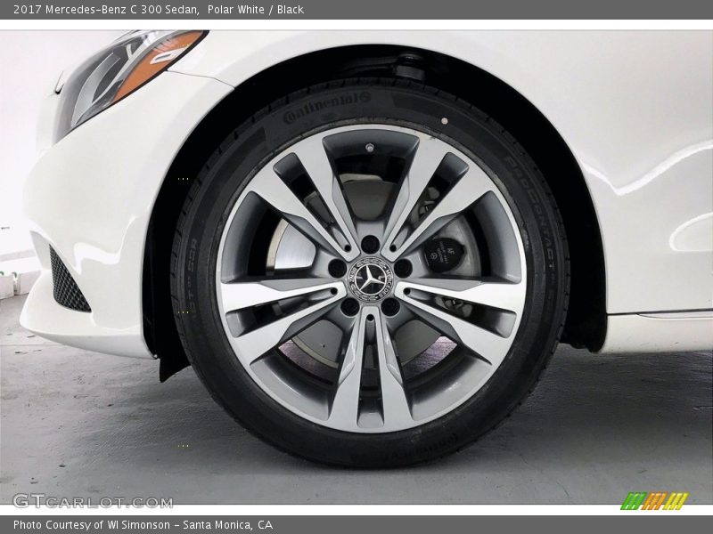 Polar White / Black 2017 Mercedes-Benz C 300 Sedan