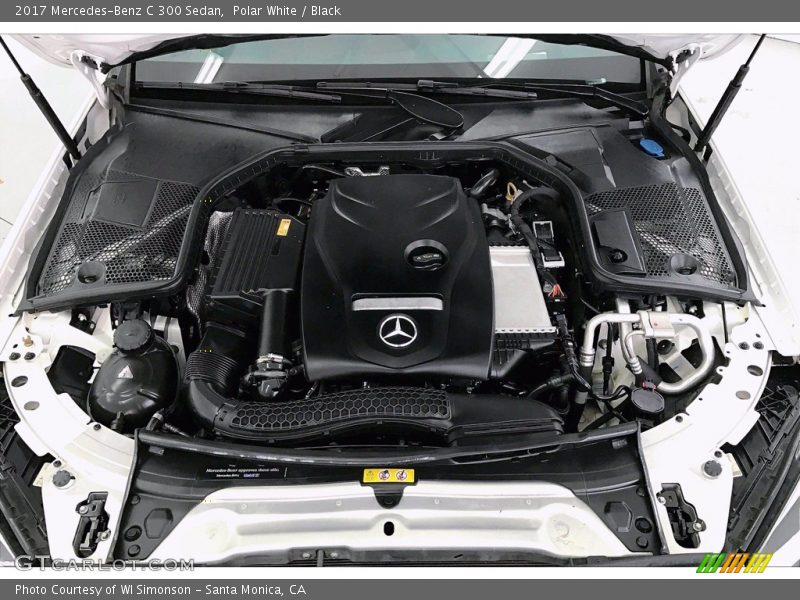 Polar White / Black 2017 Mercedes-Benz C 300 Sedan