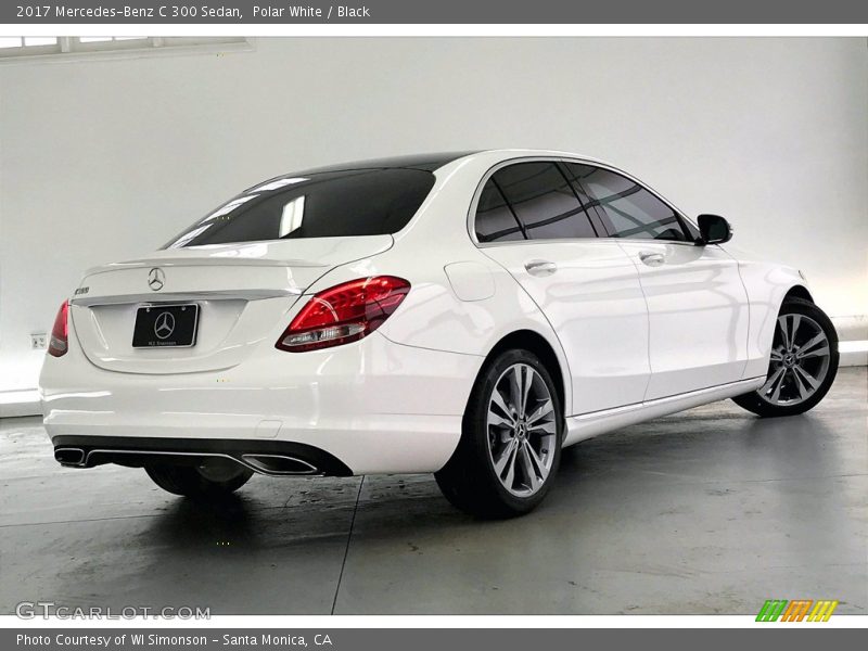 Polar White / Black 2017 Mercedes-Benz C 300 Sedan