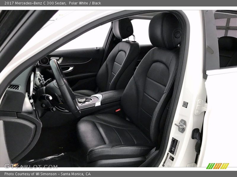 Polar White / Black 2017 Mercedes-Benz C 300 Sedan