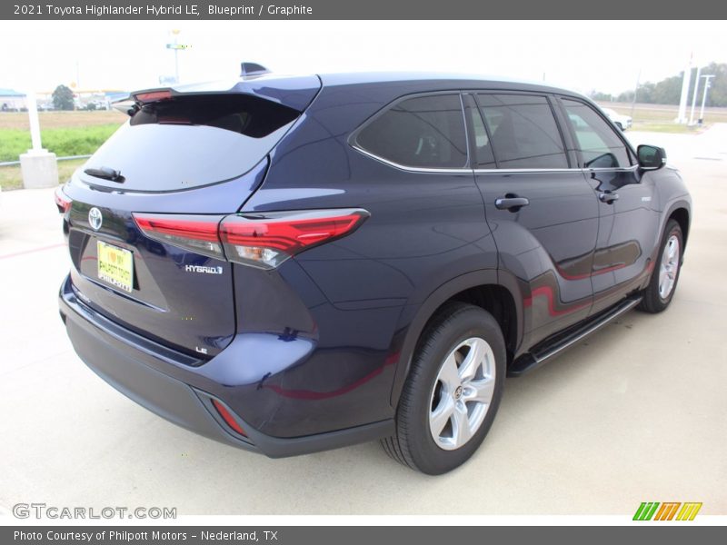 Blueprint / Graphite 2021 Toyota Highlander Hybrid LE