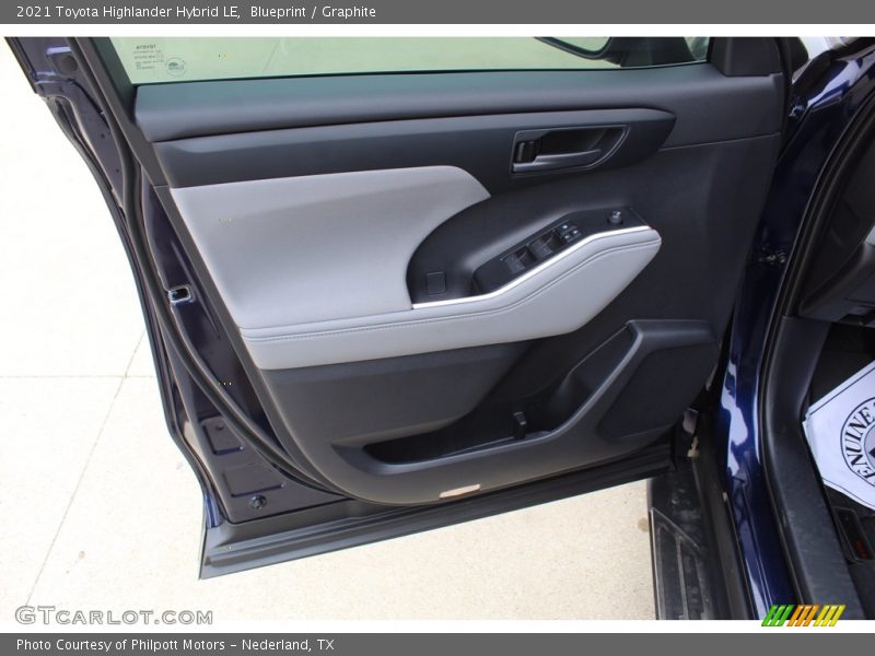 Blueprint / Graphite 2021 Toyota Highlander Hybrid LE