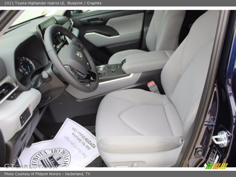 Blueprint / Graphite 2021 Toyota Highlander Hybrid LE