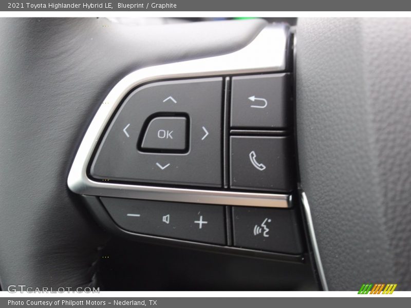 Blueprint / Graphite 2021 Toyota Highlander Hybrid LE