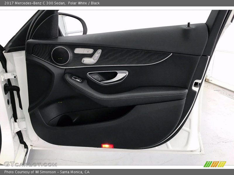 Polar White / Black 2017 Mercedes-Benz C 300 Sedan