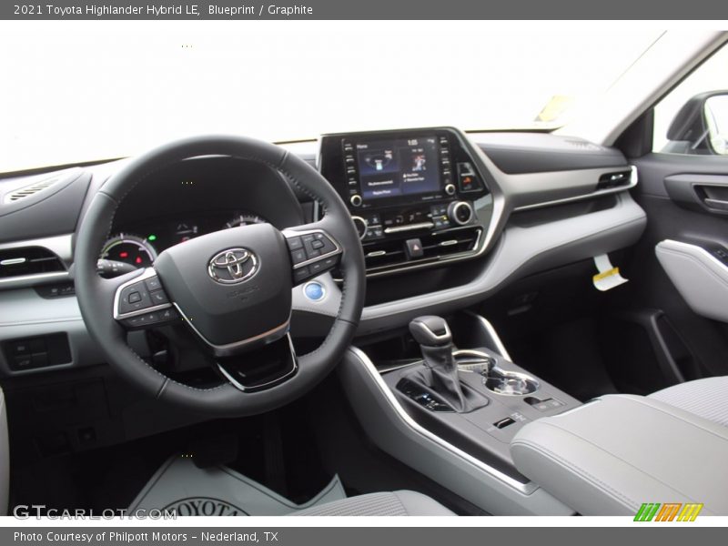 Blueprint / Graphite 2021 Toyota Highlander Hybrid LE