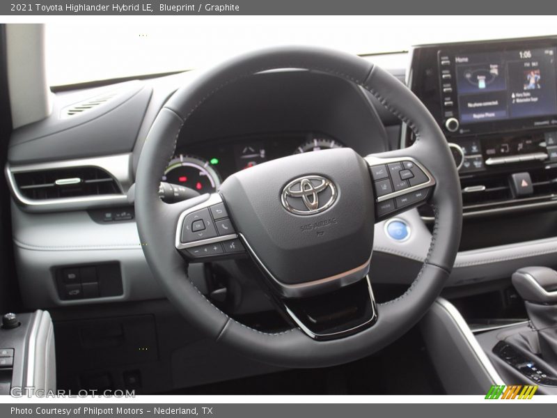Blueprint / Graphite 2021 Toyota Highlander Hybrid LE