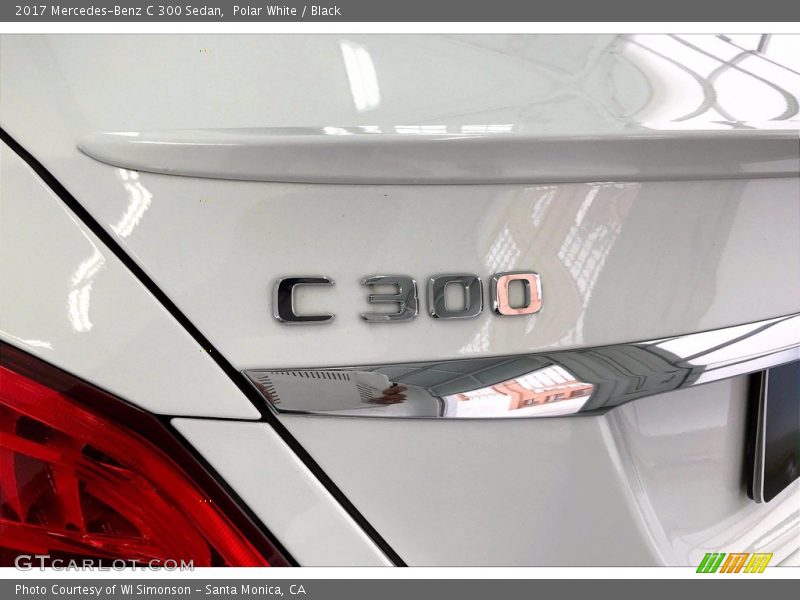 Polar White / Black 2017 Mercedes-Benz C 300 Sedan