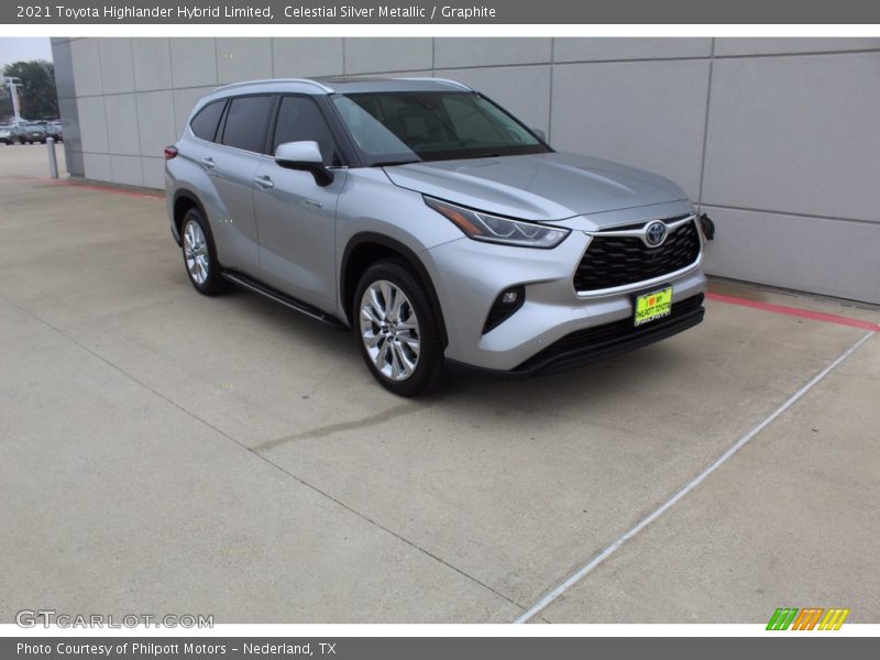 Celestial Silver Metallic / Graphite 2021 Toyota Highlander Hybrid Limited
