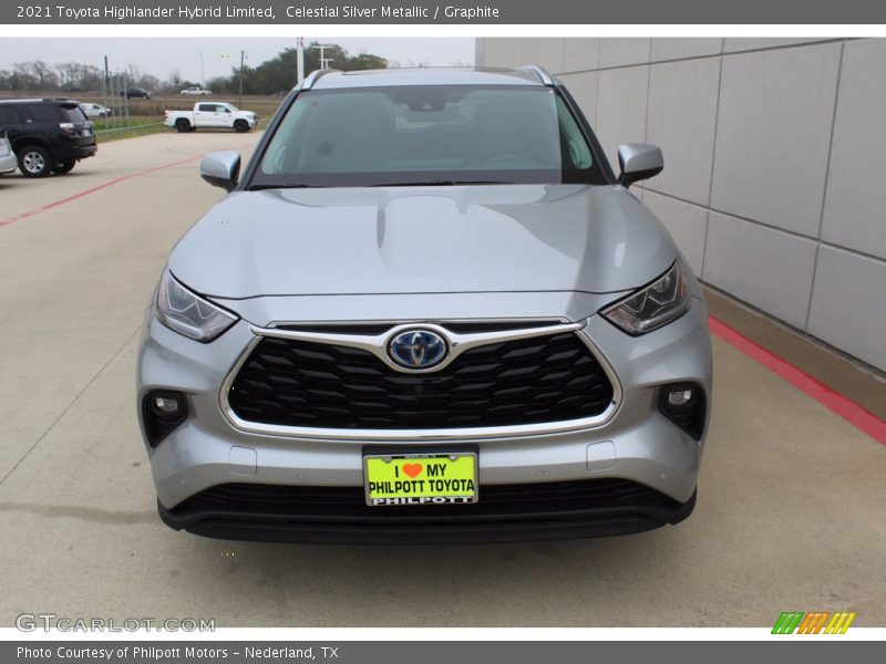 Celestial Silver Metallic / Graphite 2021 Toyota Highlander Hybrid Limited