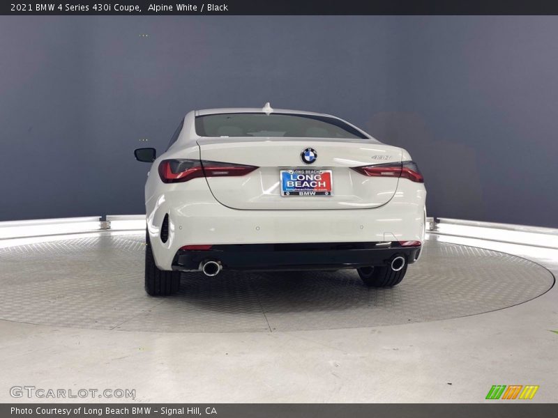 Alpine White / Black 2021 BMW 4 Series 430i Coupe
