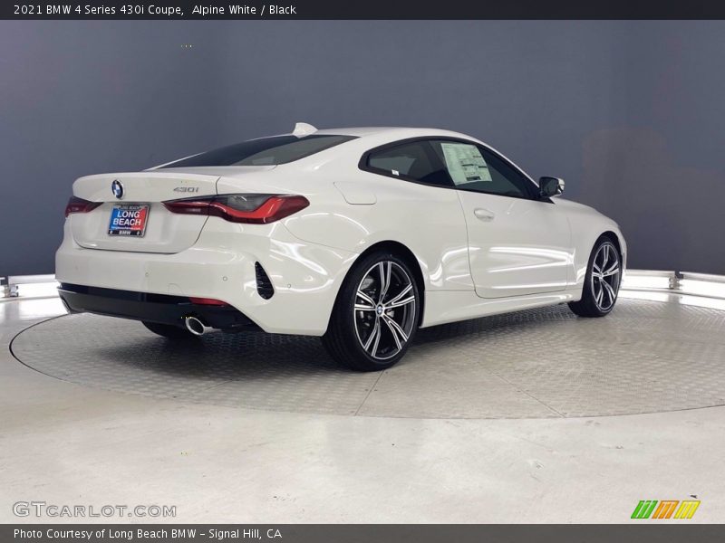 Alpine White / Black 2021 BMW 4 Series 430i Coupe