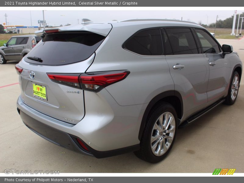 Celestial Silver Metallic / Graphite 2021 Toyota Highlander Hybrid Limited