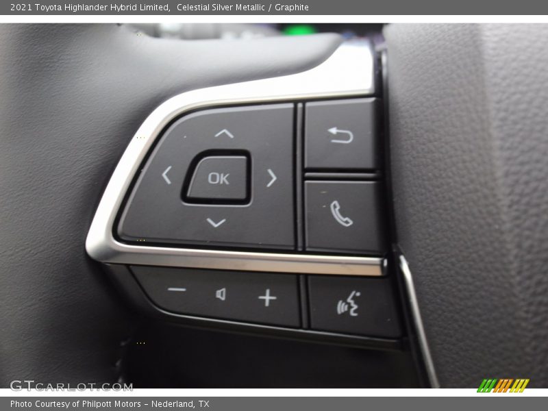 Celestial Silver Metallic / Graphite 2021 Toyota Highlander Hybrid Limited