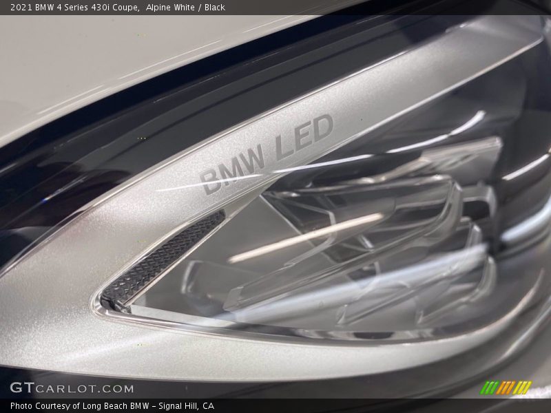 Alpine White / Black 2021 BMW 4 Series 430i Coupe