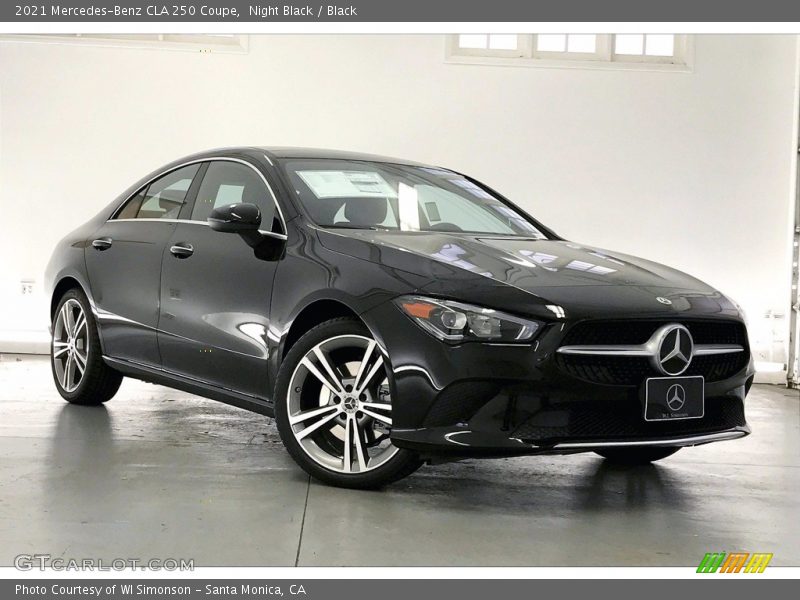 Night Black / Black 2021 Mercedes-Benz CLA 250 Coupe