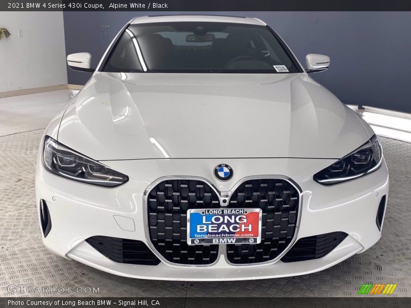 Alpine White / Black 2021 BMW 4 Series 430i Coupe