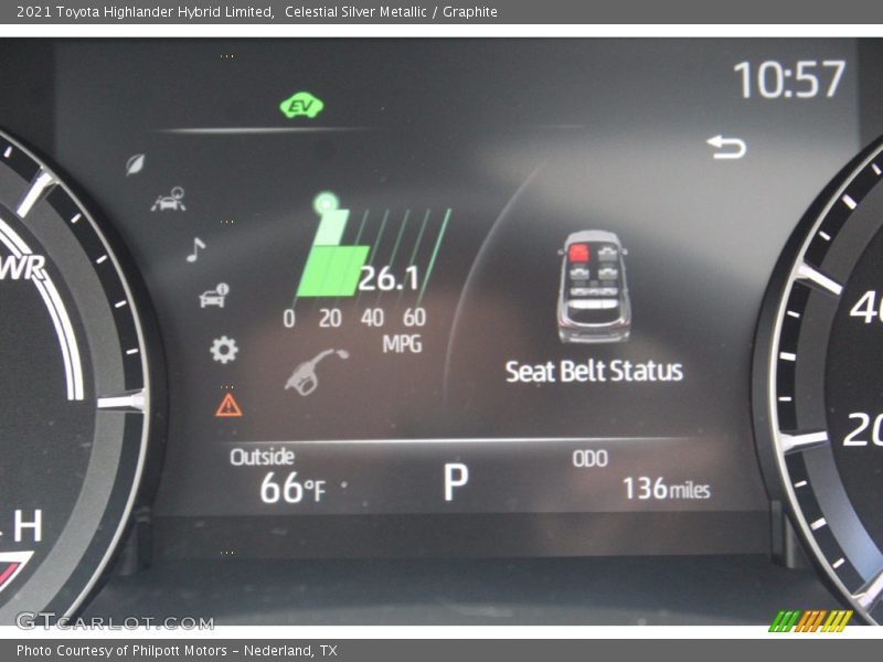 Celestial Silver Metallic / Graphite 2021 Toyota Highlander Hybrid Limited
